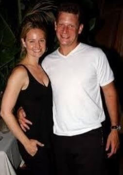 Sandy Corzine with his former spouse Sharon.